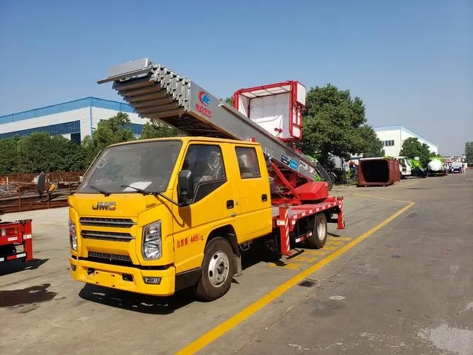 常州武进附近云梯车出租 砂石搬运