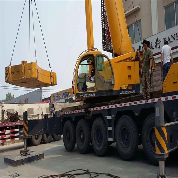 常州武进当地吊车出租|机器吊装|75吨|工厂搬迁服务