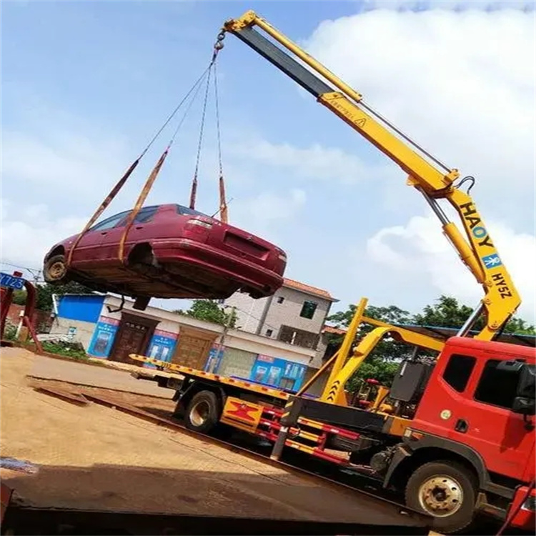 常州武进吊车吊汽车的正确方法